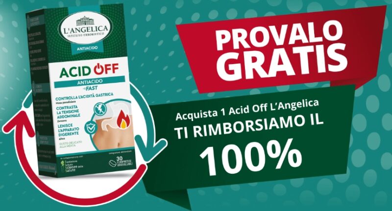 acid offo provalo gratis promozione spendi e riprendi